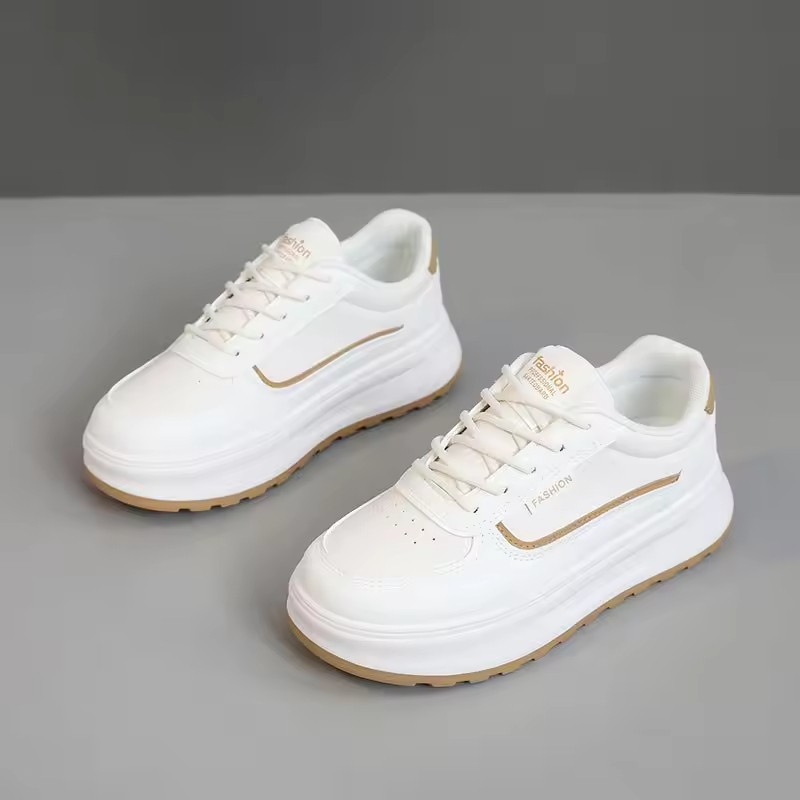 New Season Casual Loafers for Women Comfortable Thick-Soled Shoes with Wear-Resistance College Style for Autumn
