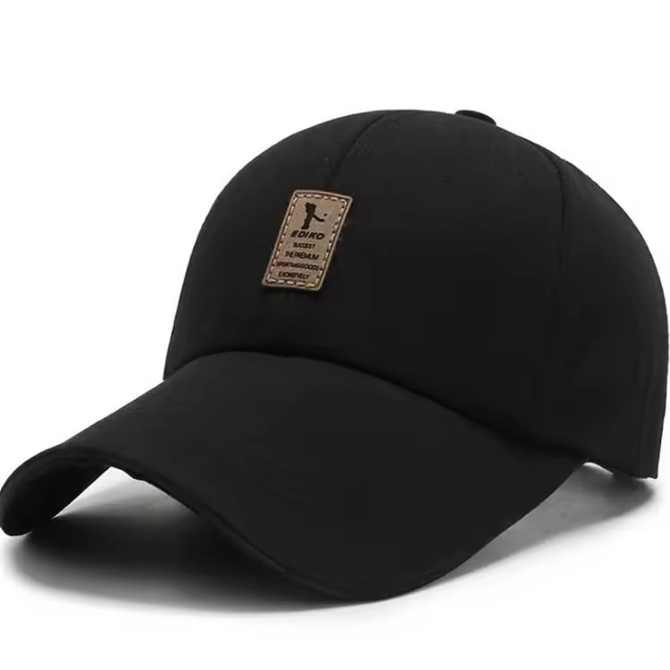 HF Canvas Sports Outdoors Adjustable Plain Men Women Baseball Cap With Luminous Label