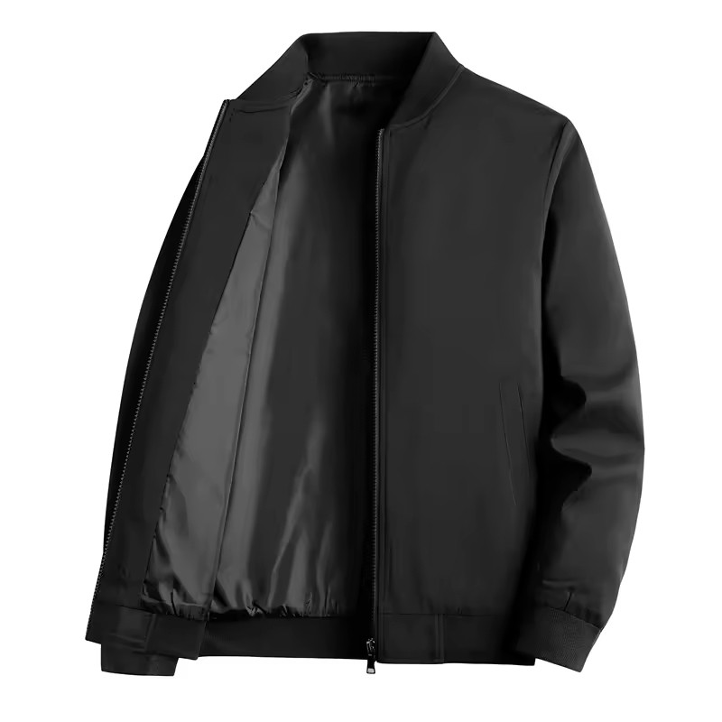 Lightweight Luxury Jacket Men Simple Motor Business Men'S Jacket Noble Comfortable Plain Softshell Jacket Men