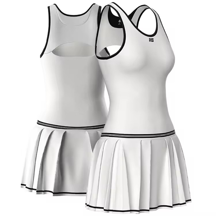 Athletic Workout Pleated Dress Custom Sports Skirts Women Active Running Tennis Skirt