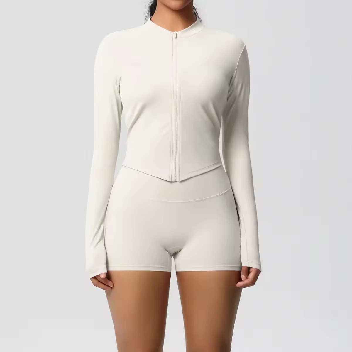 Design Your Own Brand New Gym Clothes Custom Fitness Workout Breathable Plus Size Long Sleeve Yoga Active Wear Sets for Women